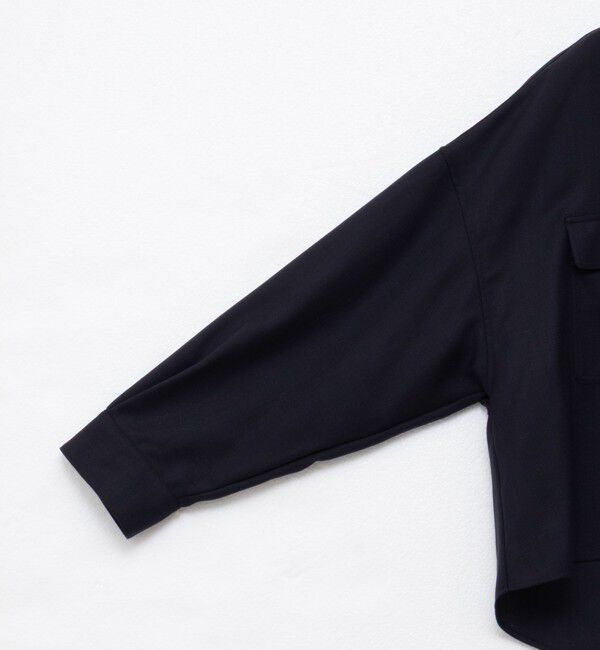 NOLLEY'S sophi「ウォッシャブルウール混ビエラショートシャツ」|シャツ・ブラウス|