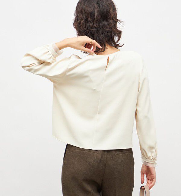 NOLLEY'S「ウォッシャブル2WAYストレッチブラウス」|シャツ・ブラウス|