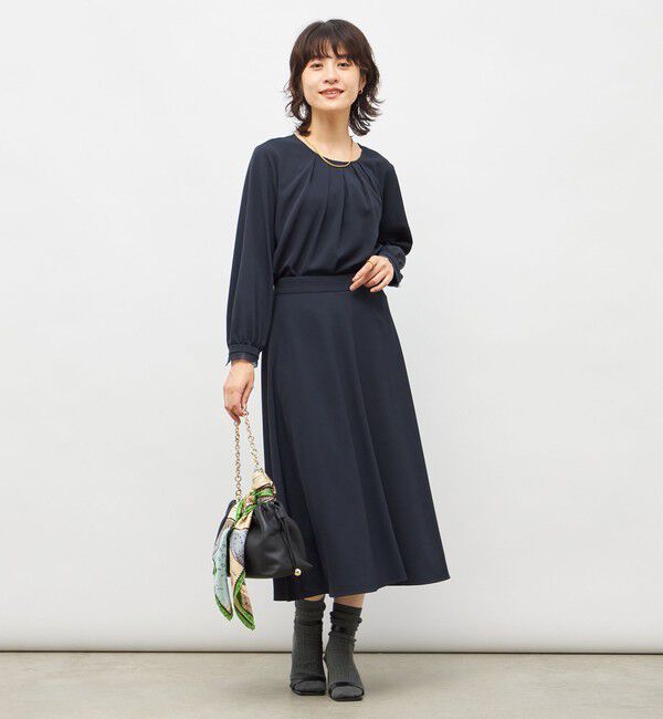 NOLLEY'S「ウォッシャブル2WAYストレッチブラウス」|シャツ・ブラウス|