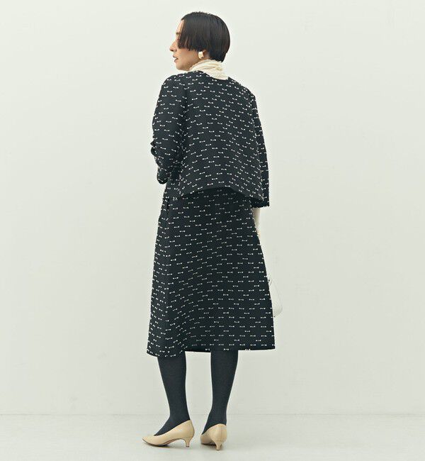 NOLLEY'S「《セットアップ対応》ウォッシャブルリボンジャガード2WAYブラウス」|シャツ・ブラウス|