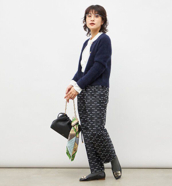 NOLLEY'S「ウォッシャブルストレッチジョーゼットボウタイ風ブラウス」|シャツ・ブラウス|