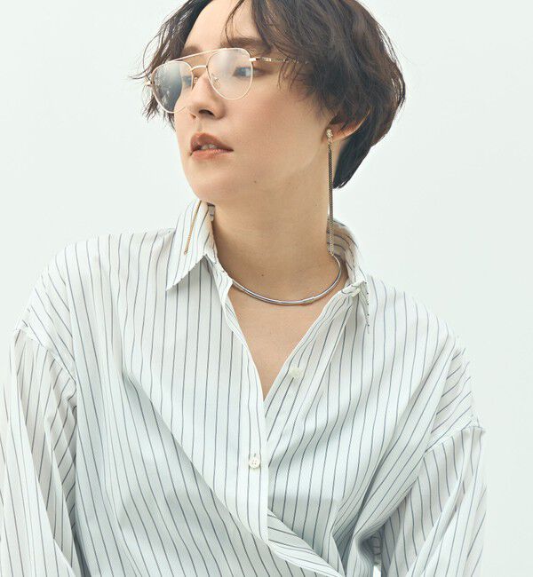 NOLLEY'S sophi「ウォッシャブルマルチWAYビッグシャツ」|シャツ・ブラウス|