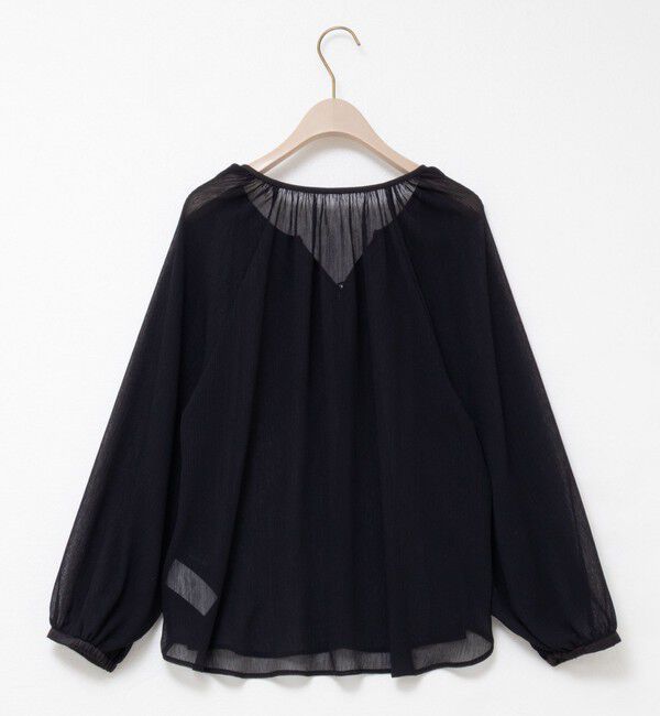 NOLLEY'S sophi「ウォッシャブル楊柳ギャザーブラウス」|シャツ・ブラウス|