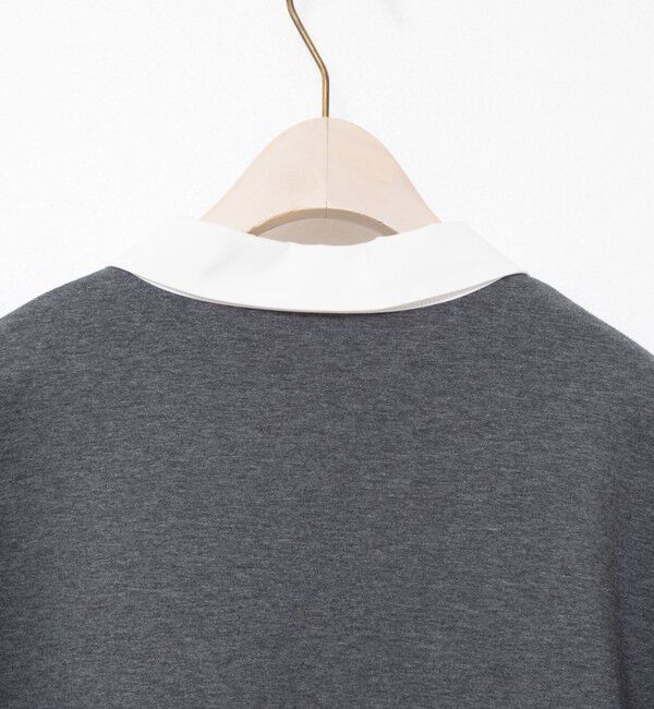 NOLLEY'S sophi「《セットアップ対応》ウォッシャブルポロ衿ダンボールカットソープルオーバー」|Tシャツ・カットソー|