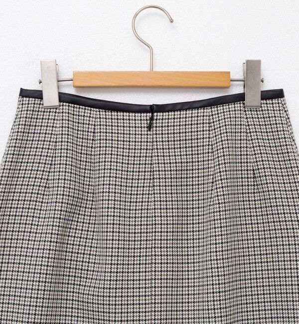 NOLLEY'S「ウォッシャブルボックスタックトラペーズスカート」|フレア|