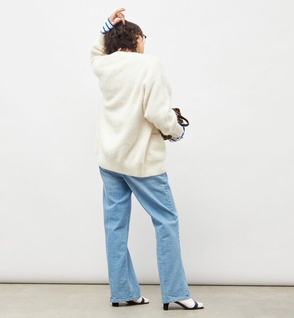 NOLLEY'S sophi「カシミヤ混ヘアリーVネックカーディガン」|カーディガン|