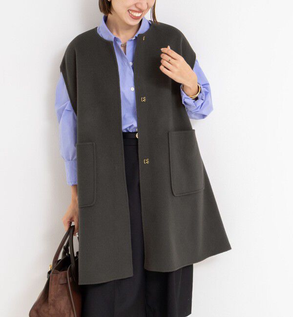 NOLLEY'S「ウールロングジレ」|ベスト・ジレ|