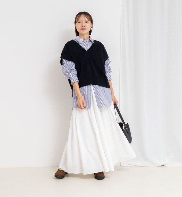 NOLLEY'S「ウォッシャブルブロードサイドマルチWAYギャザースカート」|スカート|