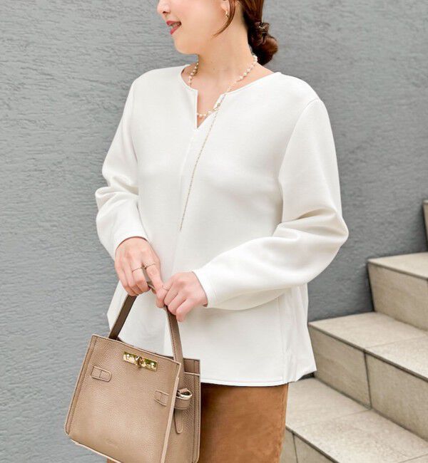 NOLLEY'S sophi「ウォッシャブルダンボール&times;タフタバックバルーンプルオーバー」|Tシャツ・カットソー|