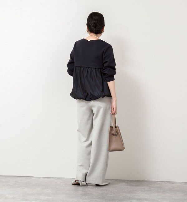 NOLLEY'S sophi「ウォッシャブルダンボール&times;タフタバックバルーンプルオーバー」|Tシャツ・カットソー|