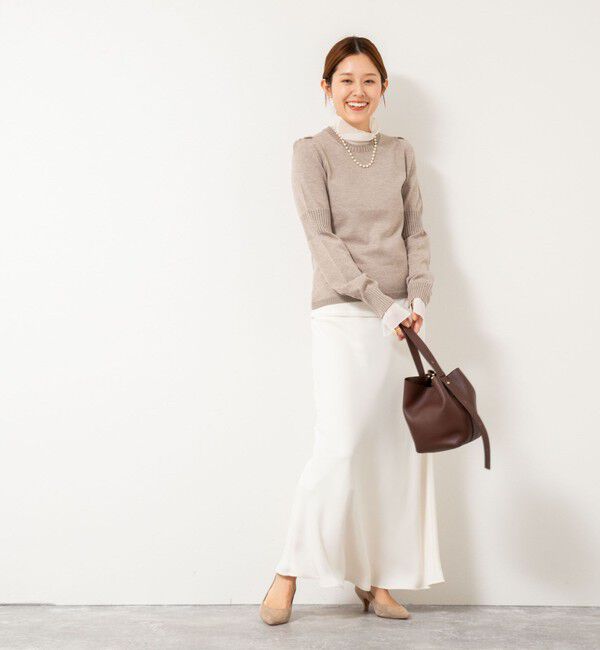 NOLLEY'S sophi「【MARILYN MOON/マリリーンムーン】14G wool modern sleeve top」|ニット・セーター|