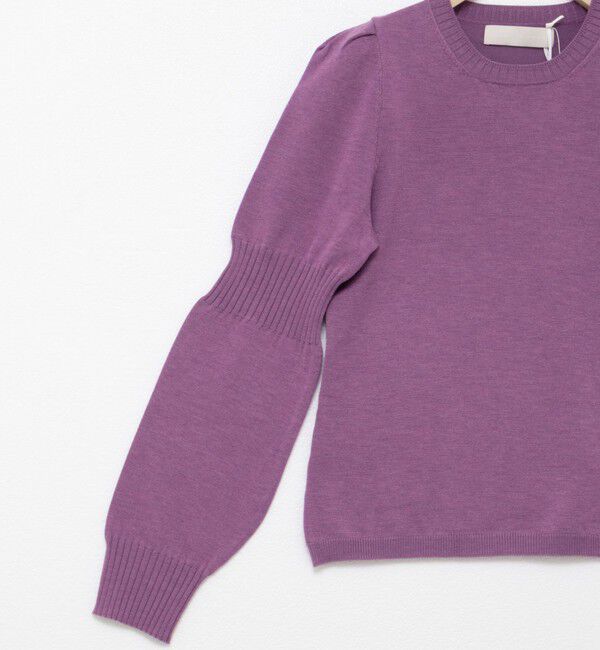 NOLLEY'S sophi「【MARILYN MOON/マリリーンムーン】14G wool modern sleeve top」|ニット・セーター|