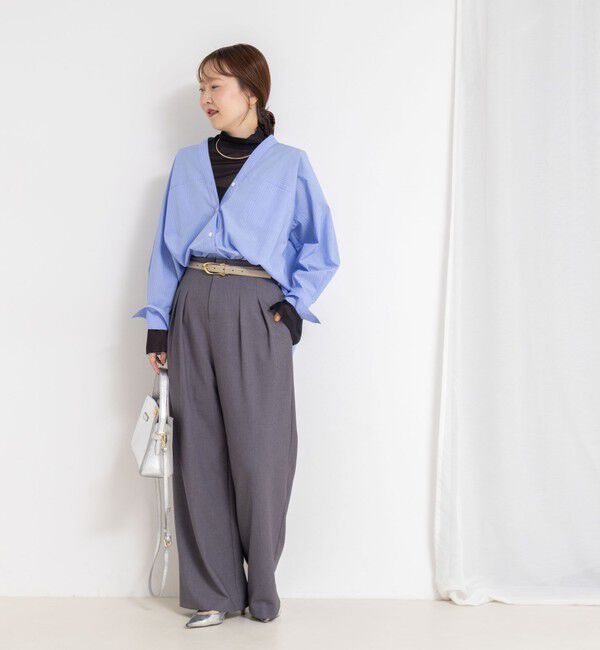 NOLLEY'S sophi「ウォッシャブルシアーオーガンジータートルネック」|Tシャツ・カットソー|