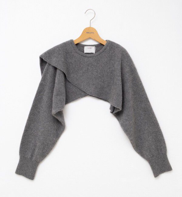 NOLLEY'S「【enrica/エンリカ】ソフトタッチスリーブケープ」|ニット・セーター|