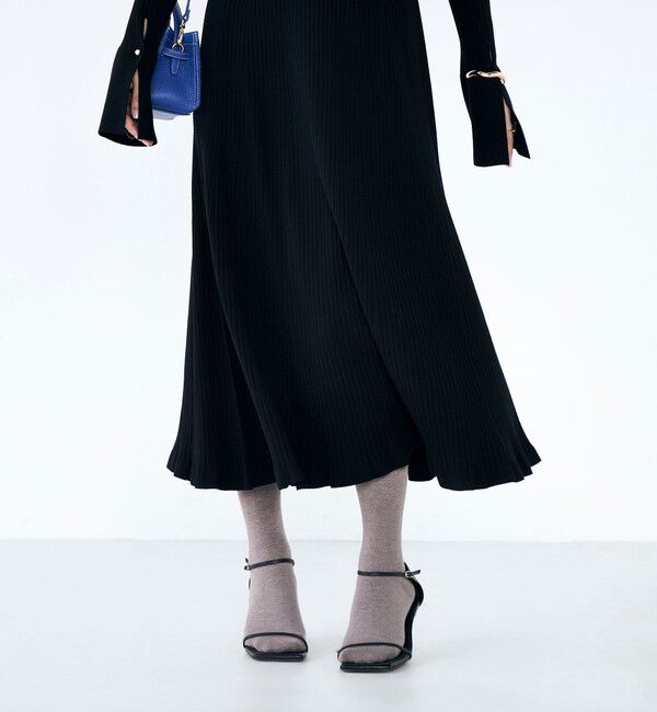 NOLLEY'S「《手洗い可能》フイット＆フレアーVネックワンピース」|ワンピース|