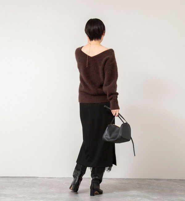 NOLLEY'S sophi「レースレイヤードタイトスカート」|タイト|