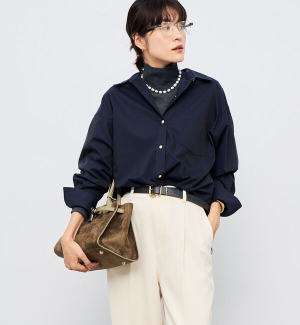 NOLLEY'S sophi「【一部WEB限定カラー】ウォッシャブルオックス2WAYシャツ」|シャツ・ブラウス|