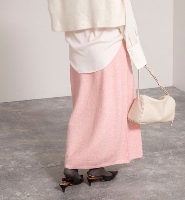 NOLLEY'S sophi「《手洗い可能》アルパカ混ロングスカート」|フレア|