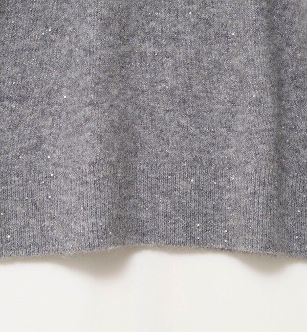 NOLLEY'S sophi「《手洗い可能》モヘヤスパンコールVネックプルオーバー」|ニット・セーター|