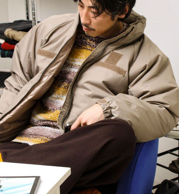 GLOSTER「【累計販売数4千枚/UNISEX/4サイズ展開】TAION LEVEL7 ミリタリーダウンジャケット」|ダウン|ベージュ