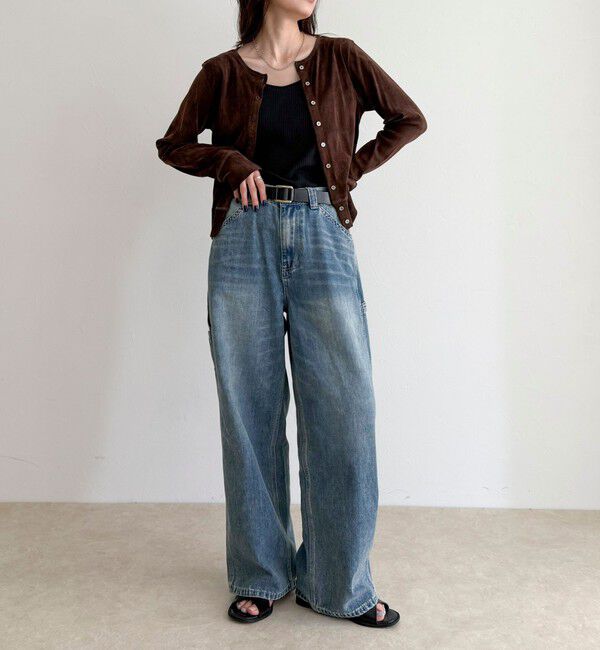 fredy emue「シアーフロッキーコンパクトカーディガン」|カーディガン|