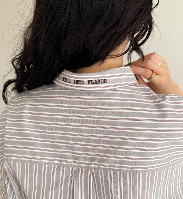 fredy emue「ベーシックエンブロイダリーシャツ」|シャツ・ブラウス|