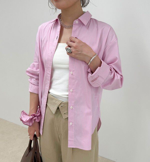 fredy emue「ベーシックエンブロイダリーシャツ」|シャツ・ブラウス|