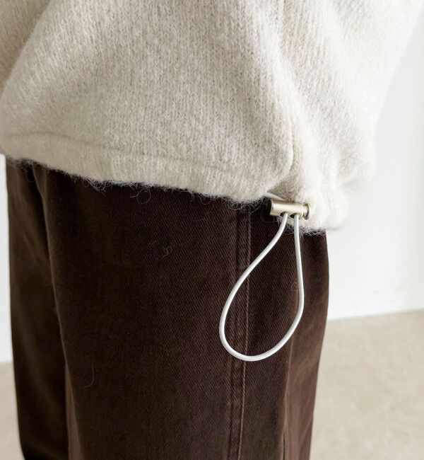 fredy emue「フード付きニットプルオーバー」|ニット・セーター|