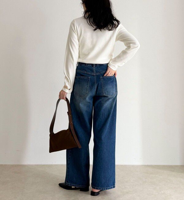 fredy emue「ドロストデニムパンツ」|デニム|