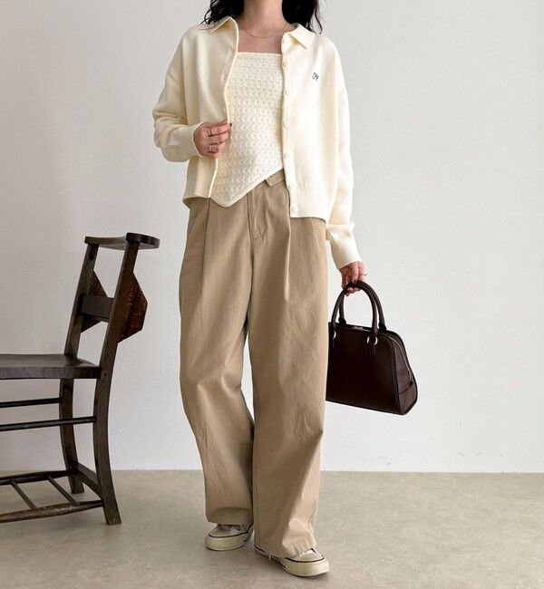 fredy emue「ニットシャツカーディガン バブーシュカ付き」|ニット・セーター|