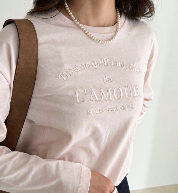 fredy emue「ワントーンロゴロンTシャツ」|Tシャツ・カットソー|