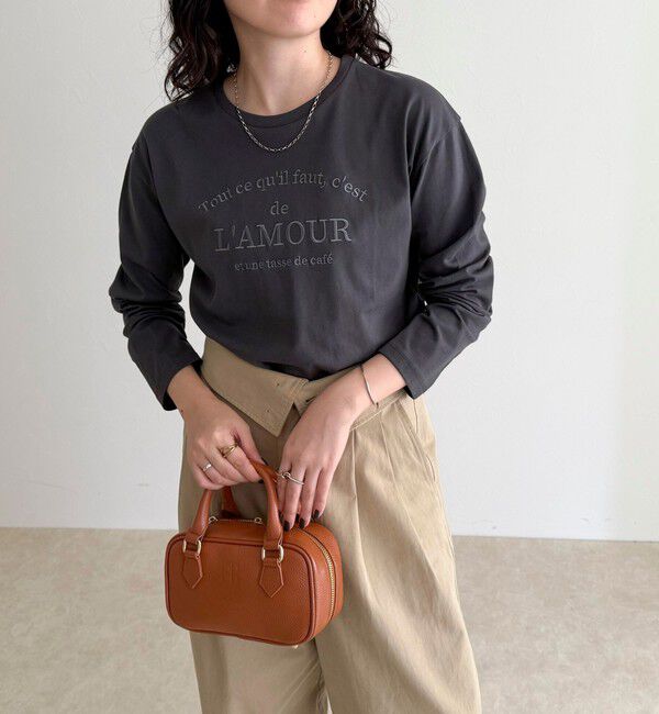 fredy emue「ワントーンロゴロンTシャツ」|Tシャツ・カットソー|