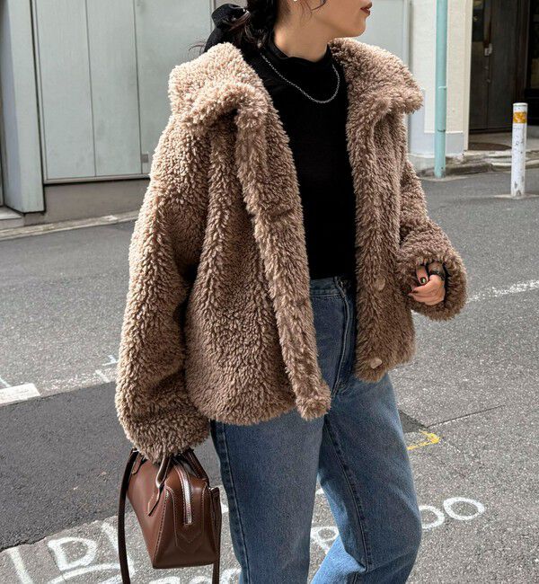 fredy emue「フェイクファーコート」|その他|