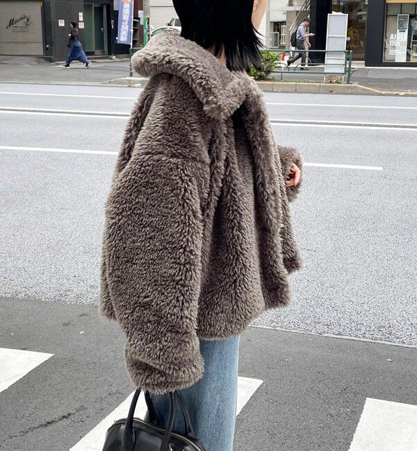 fredy emue「フェイクファーコート」|その他|