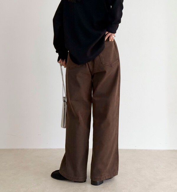 fredy emue「コットンツイルストレートパンツ」|チノ|