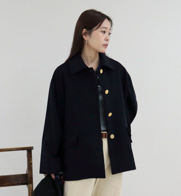 fredy emue「【Traditional WeatherWear】LINTON SHORT コート」|ダッフルコート|