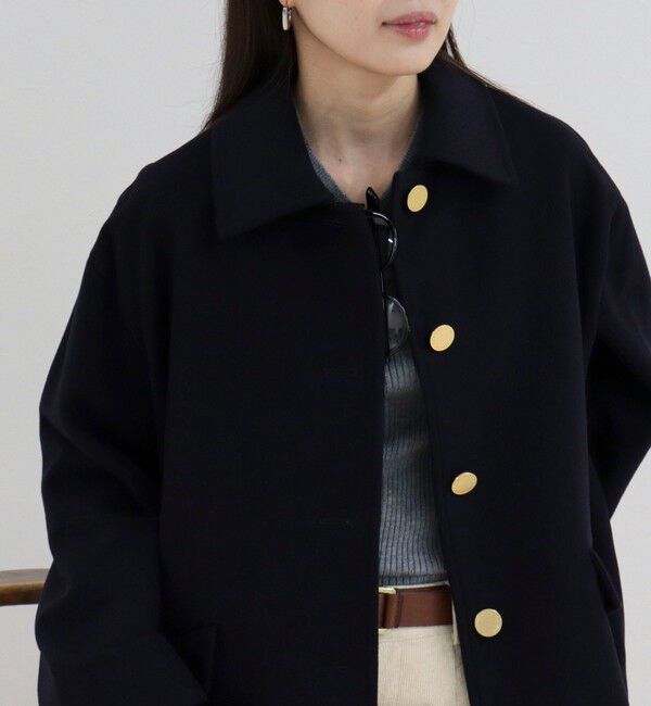 fredy emue「【Traditional WeatherWear】LINTON SHORT コート」|ダッフルコート|