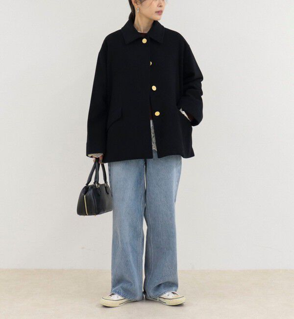 fredy emue「【Traditional WeatherWear】LINTON SHORT コート」|ダッフルコート|