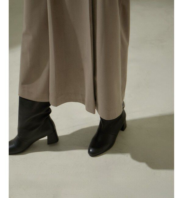 SALON adam et rope'「マイクロベロアツイルタックタイトスカート【洗える】」|スカート|