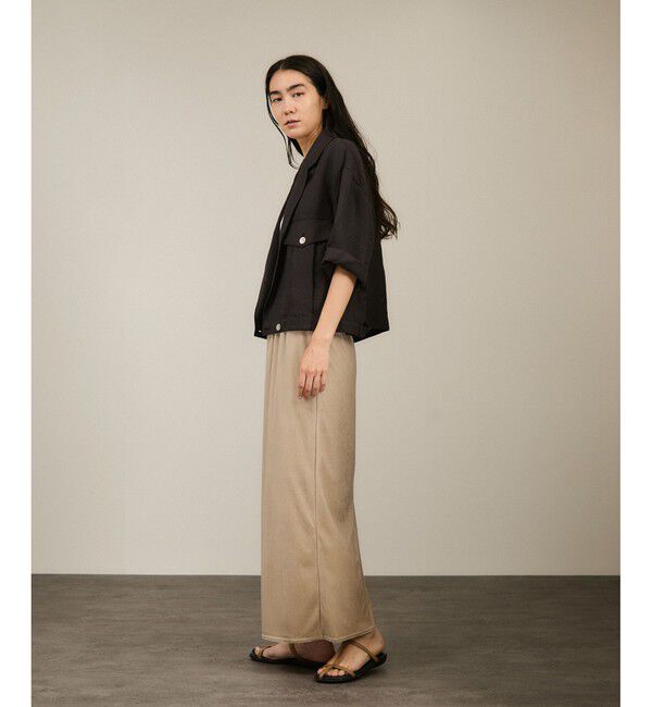 SALON adam et rope'「リネンツイルブルゾン」|ブルゾン・スタジャン|