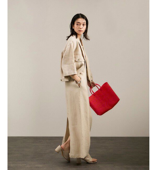 SALON adam et rope'「リネンツイルブルゾン」|ブルゾン・スタジャン|