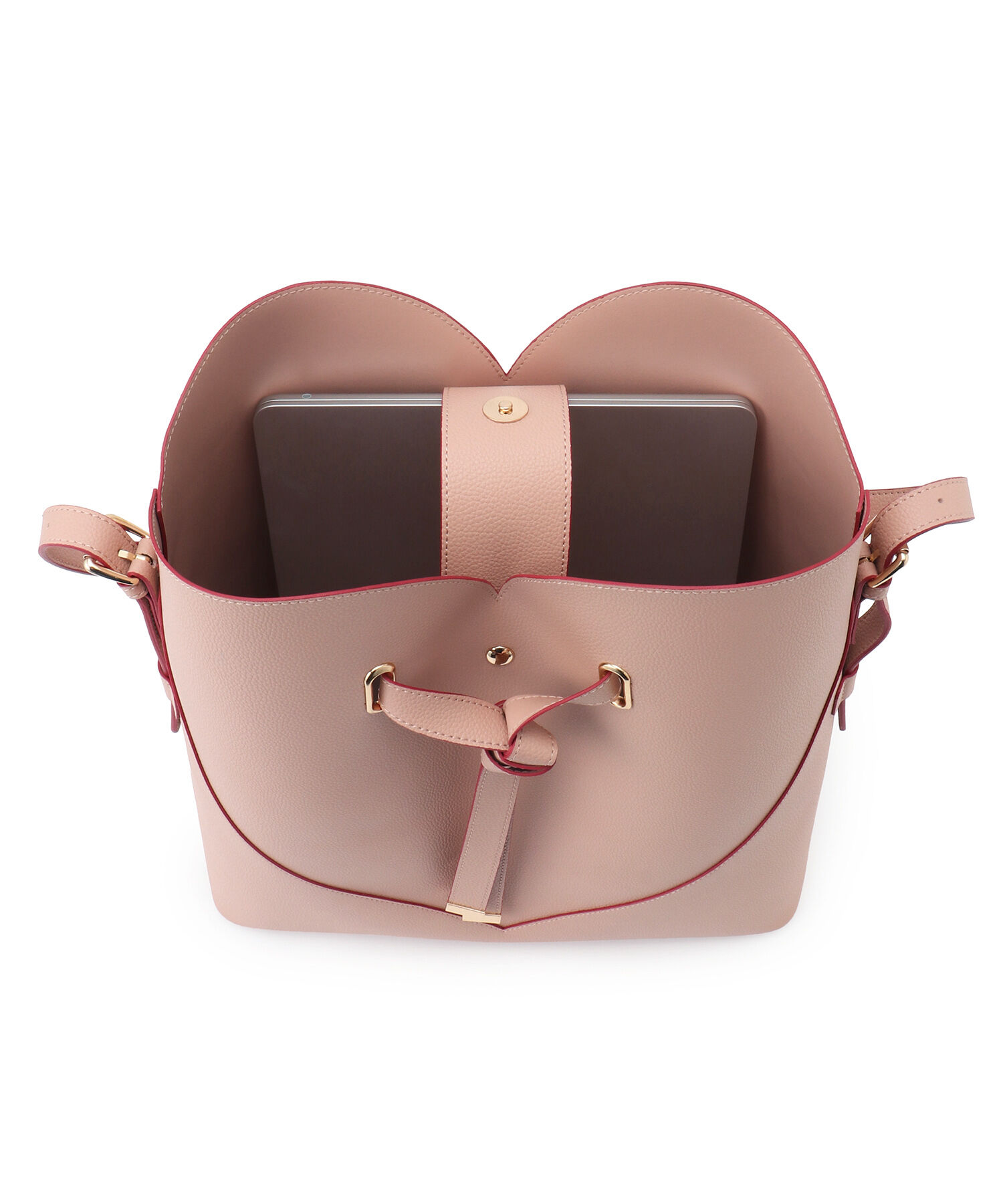 VIS「【A4収納】ハートカットバッグ(ラージサイズ)/追加」|ショルダー・メッセンジャー|