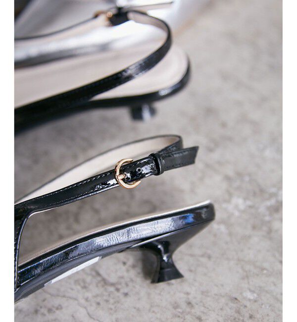 VIS「スリングバックリボンミュール」|パンプス|