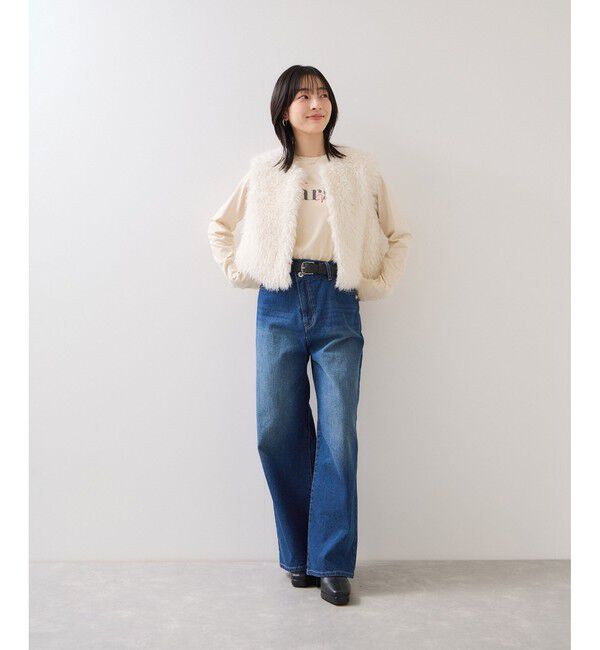 VIS「フォト＆ロゴアソートロングスリーブTシャツ」|Tシャツ・カットソー|