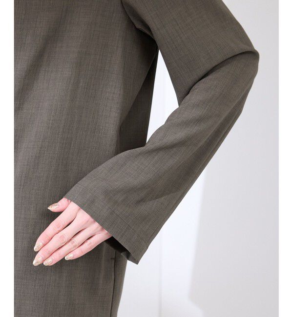 Rope&rsquo;Picnic「【接触冷感・UVカット・速乾】【リネンライク・シリーズ】シアーテーラードジャケット/セットアップ対応」|テーラードジャケット|