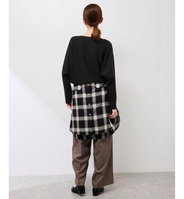 Rope&rsquo;Picnic「マシュマロ袖パールドルマン/イージーケア・リンクコーデ」|ニット・セーター|