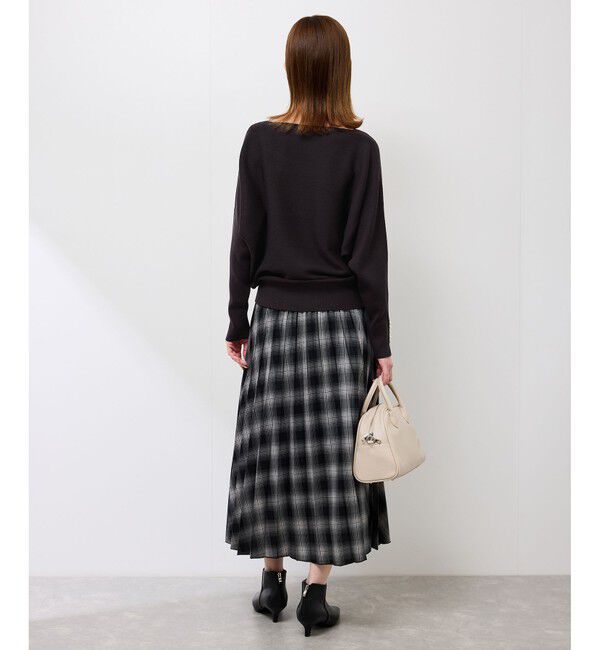 Rope&rsquo;Picnic「マシュマロ袖パールドルマン/イージーケア・リンクコーデ」|ニット・セーター|