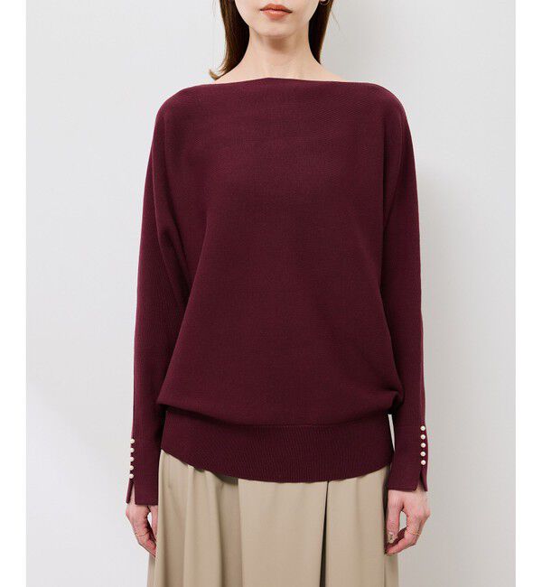 Rope&rsquo;Picnic「マシュマロ袖パールドルマン/イージーケア・リンクコーデ」|ニット・セーター|