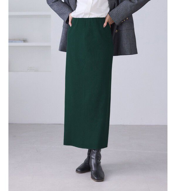 Rope&rsquo;Picnic「トタンテレコ Iラインリブニットスカート」|スカート|