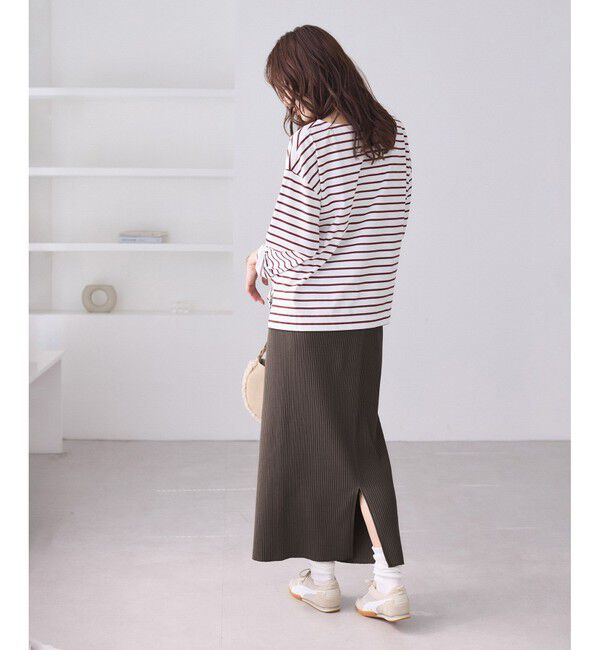 Rope&rsquo;Picnic「トタンテレコ Iラインリブニットスカート」|スカート|